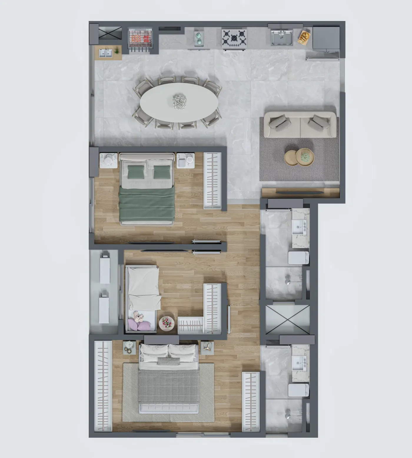 Twin Towers - Residencial Twin Towers - Residencial