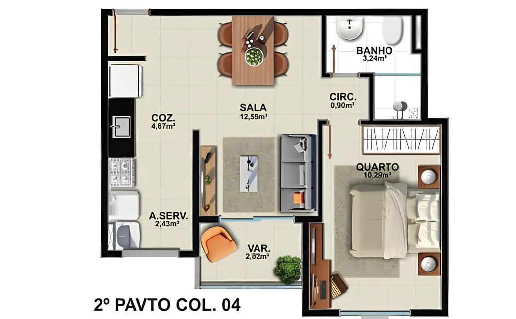 Quattro Residencial Clube - Fase 3