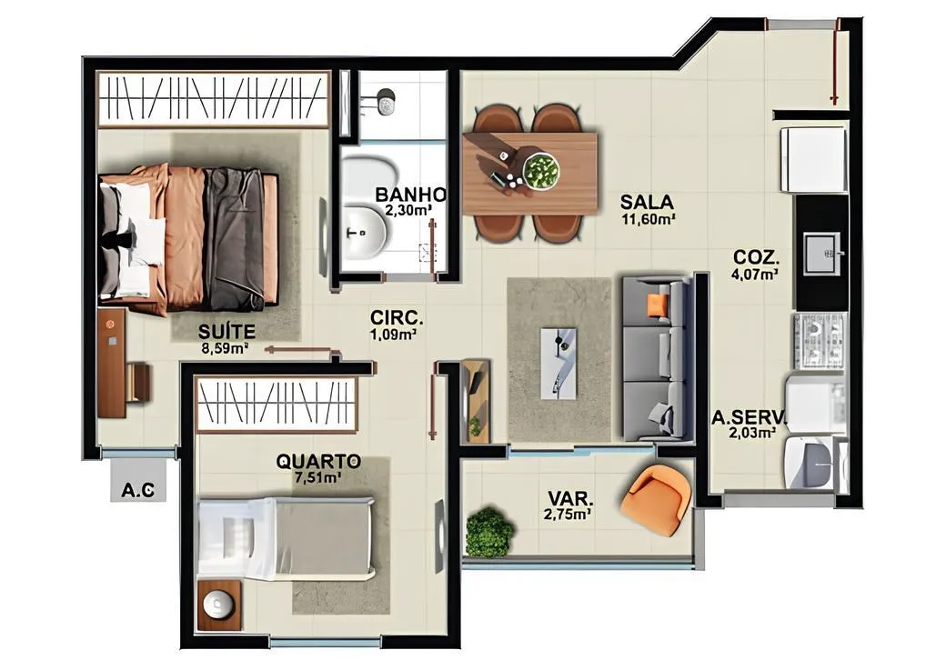 Quattro Residencial Clube - Fase 3