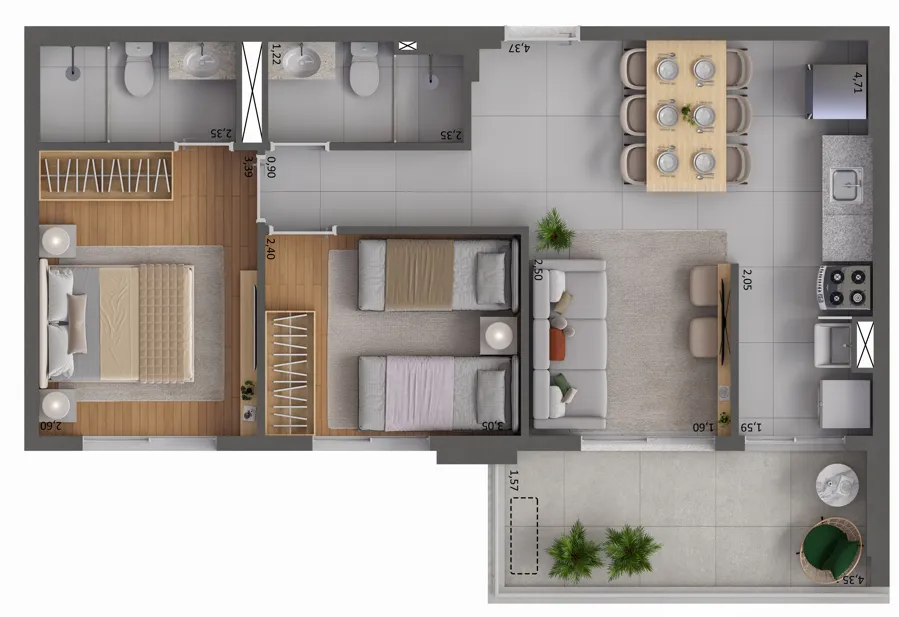 Near Guarapiranga Oasis - Residencial