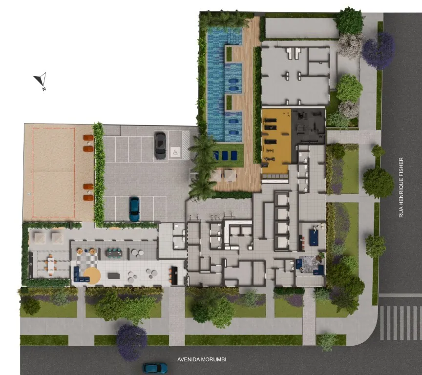 Living Full Estaiada - Residencial