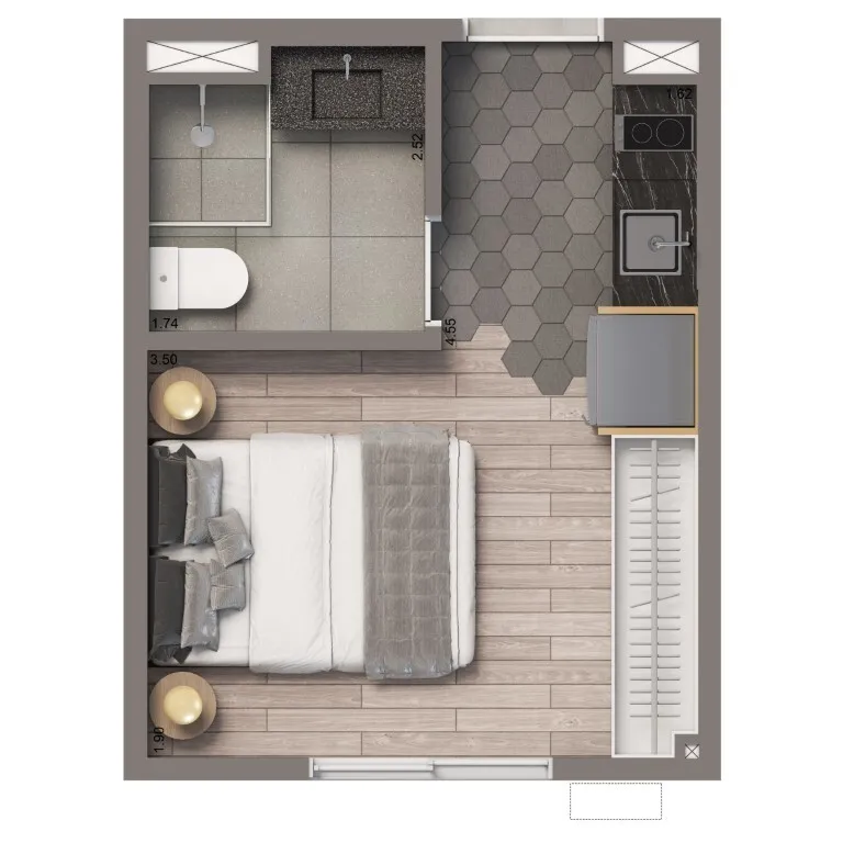 Living Full Estaiada - Residencial