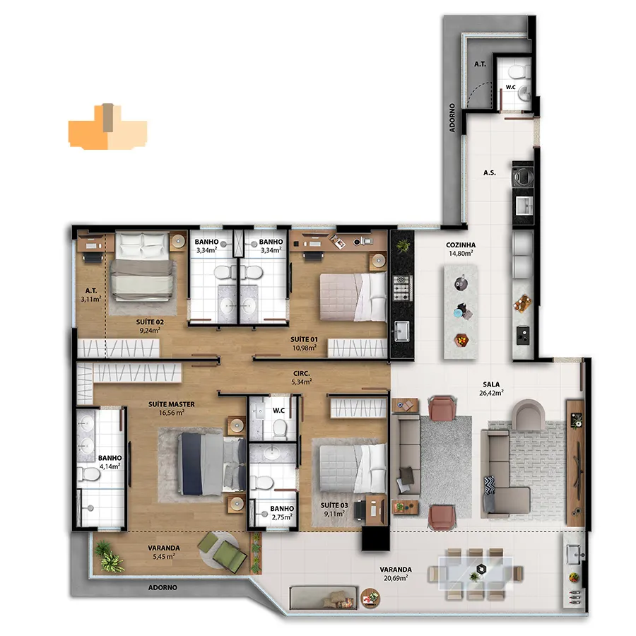Balcony Residences - RS Construtora