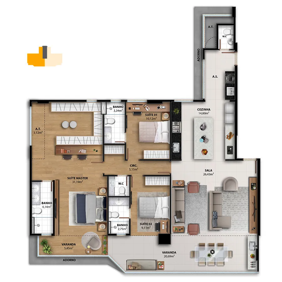 Balcony Residences - RS Construtora