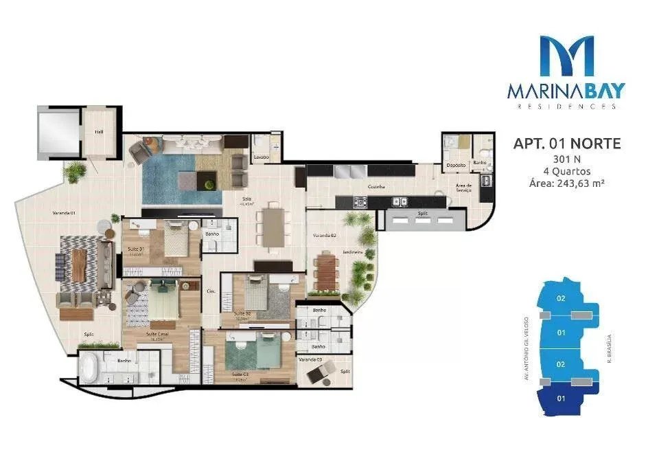 Marina Bay Residences - RS Construtora