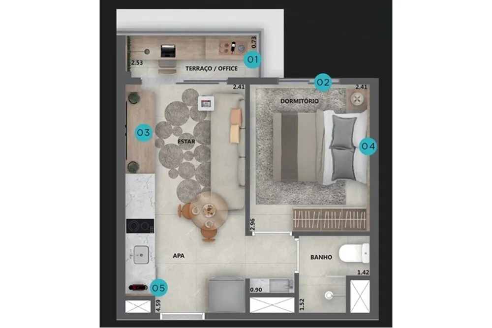 PPL 494 Apto 602191001-22 - Remax United Exclusividades