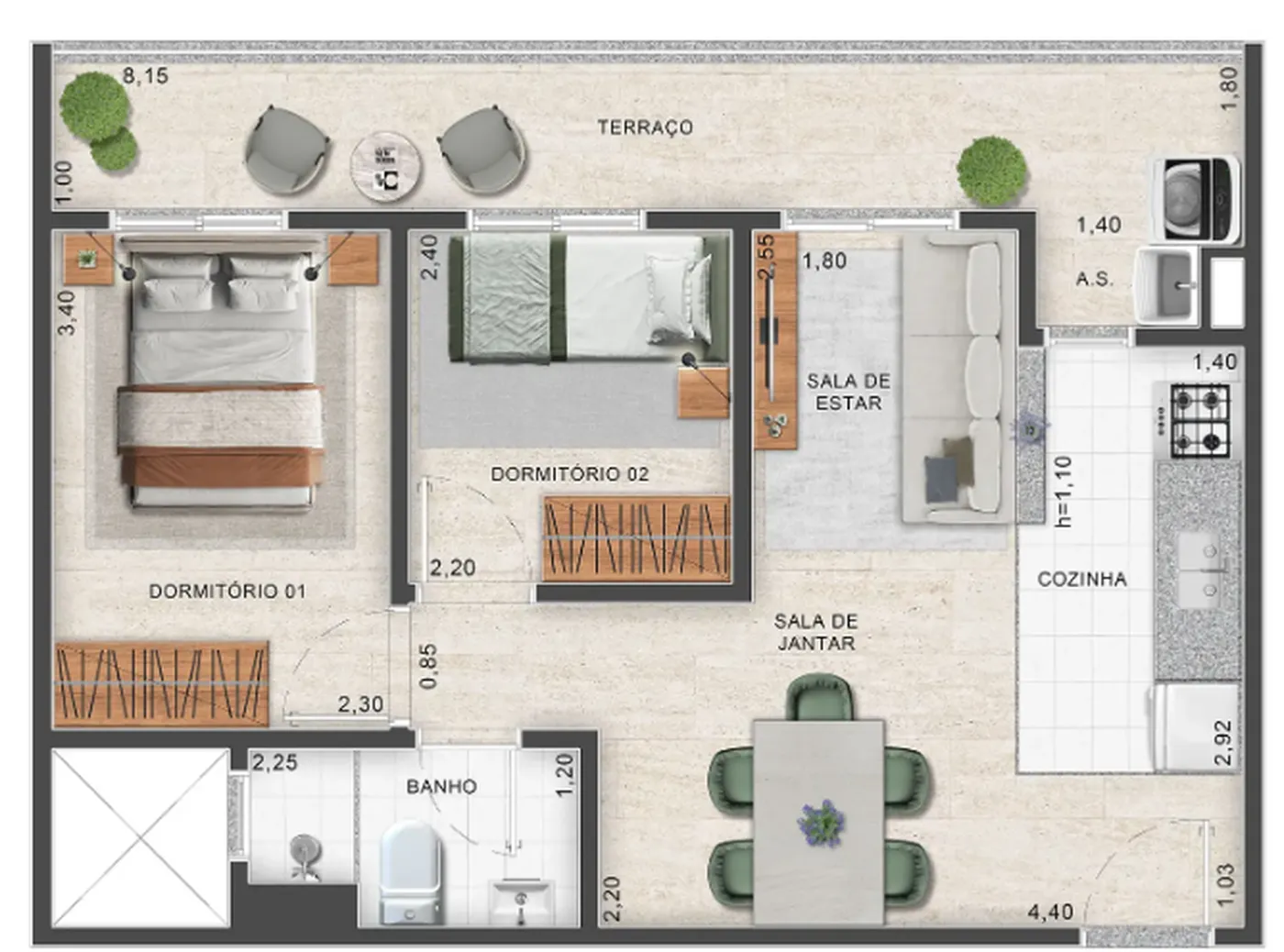 Griffe Jasmins II - Abiatar Construtora e Incorporadora