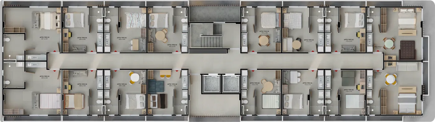 Uno Beach Studios - Dimensional Construções