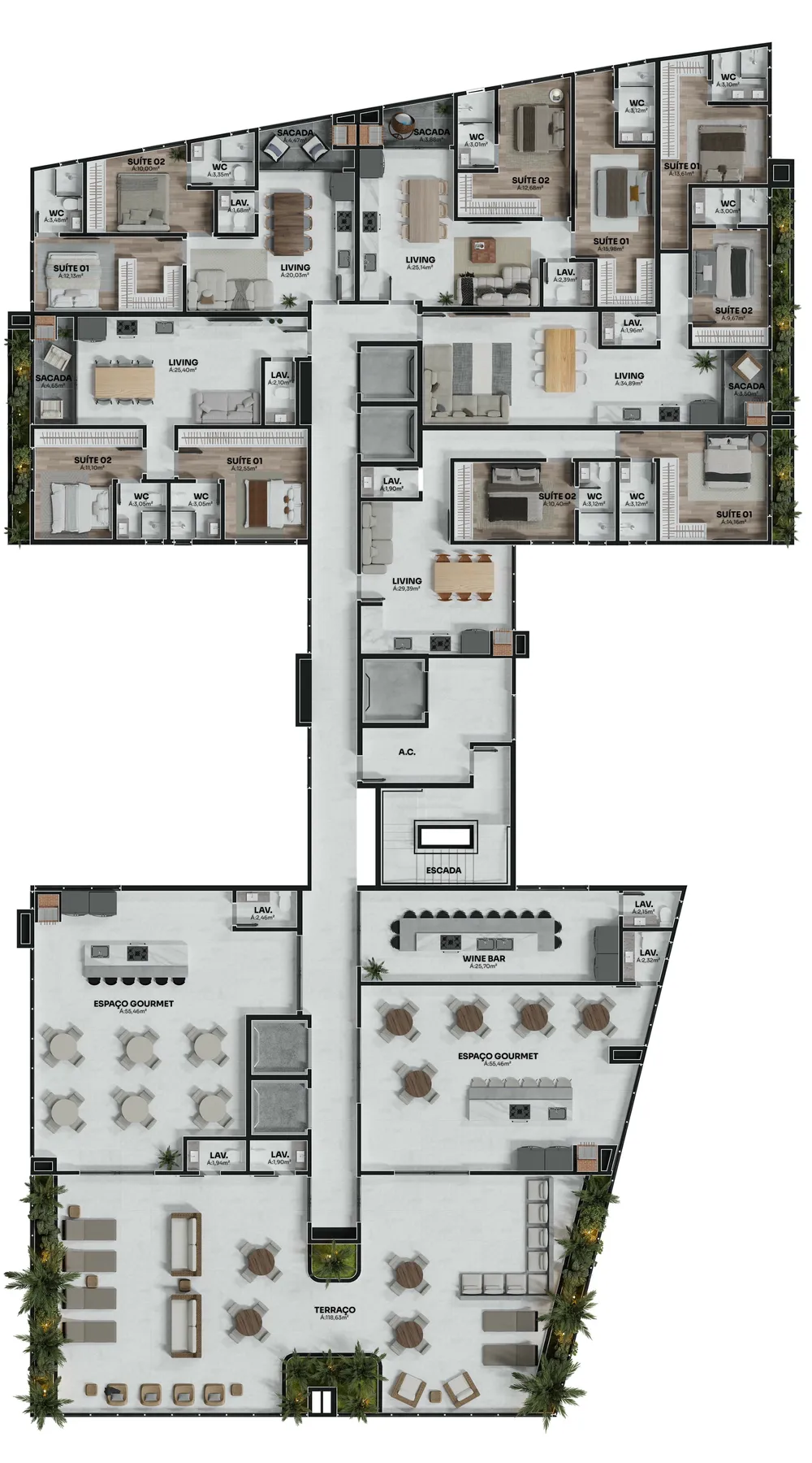 Torre Del Mare Home Club - Cescon Construtora