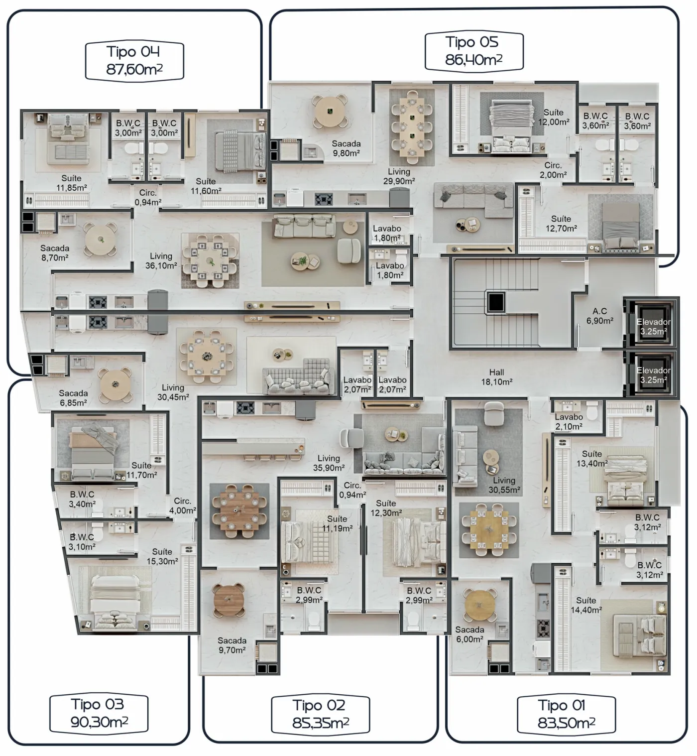 Landau Residence - Sampaio Empreendimentos