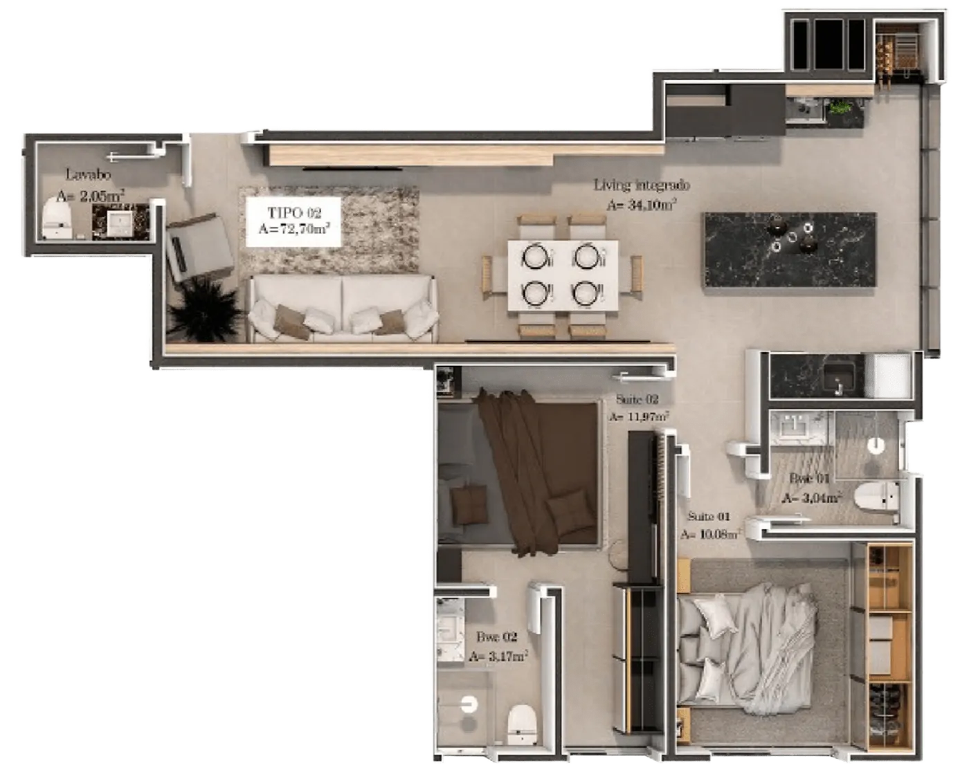 Mônaco Residence - Locana Construtora