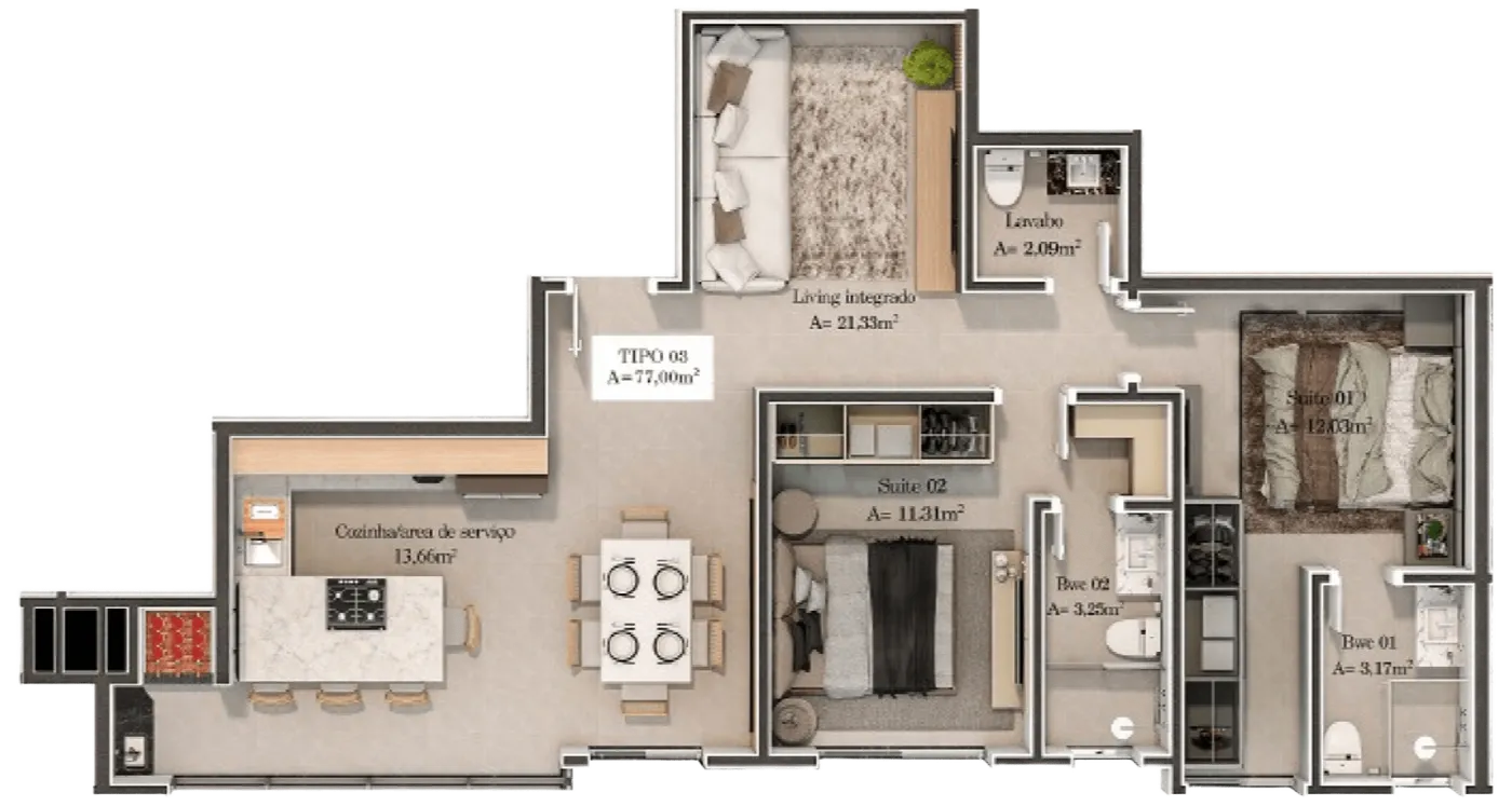 Mônaco Residence - Locana Construtora
