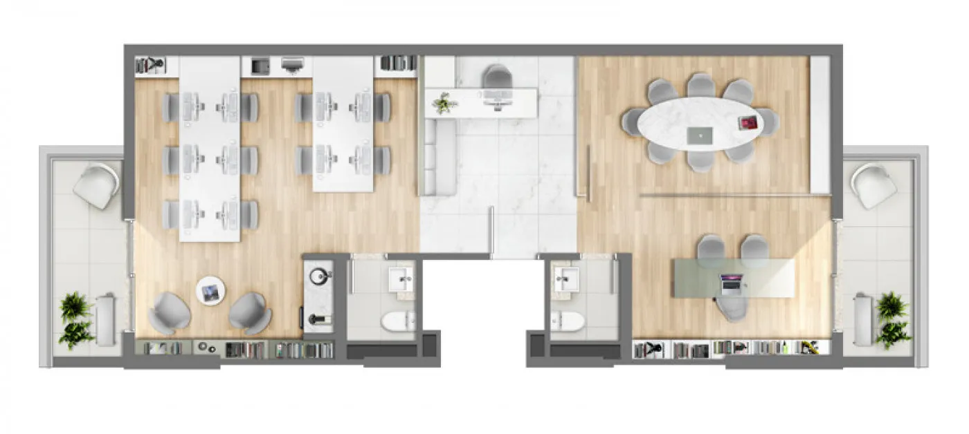 Midtown Aquidaban Office - Setin SP Interior