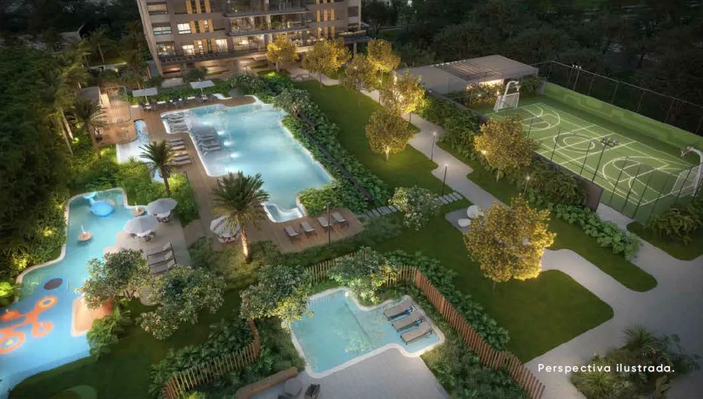 Nilo Square Residence Resort Apto ONE35395 - One Imoveis de Luxo Exclusividades