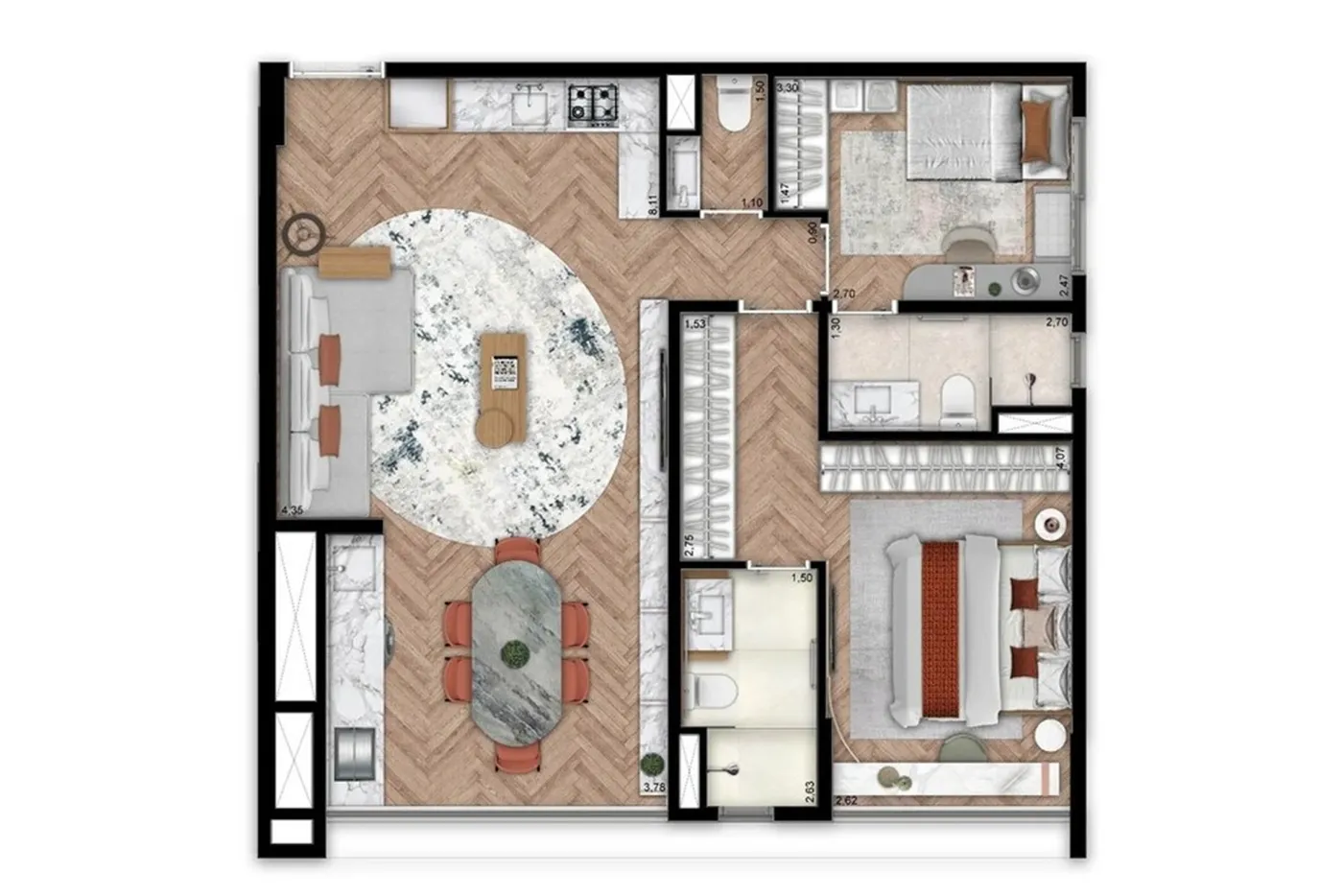 VCDDDF 345 Apto 601401028-39 - REMAX Paradisus Exclusividades