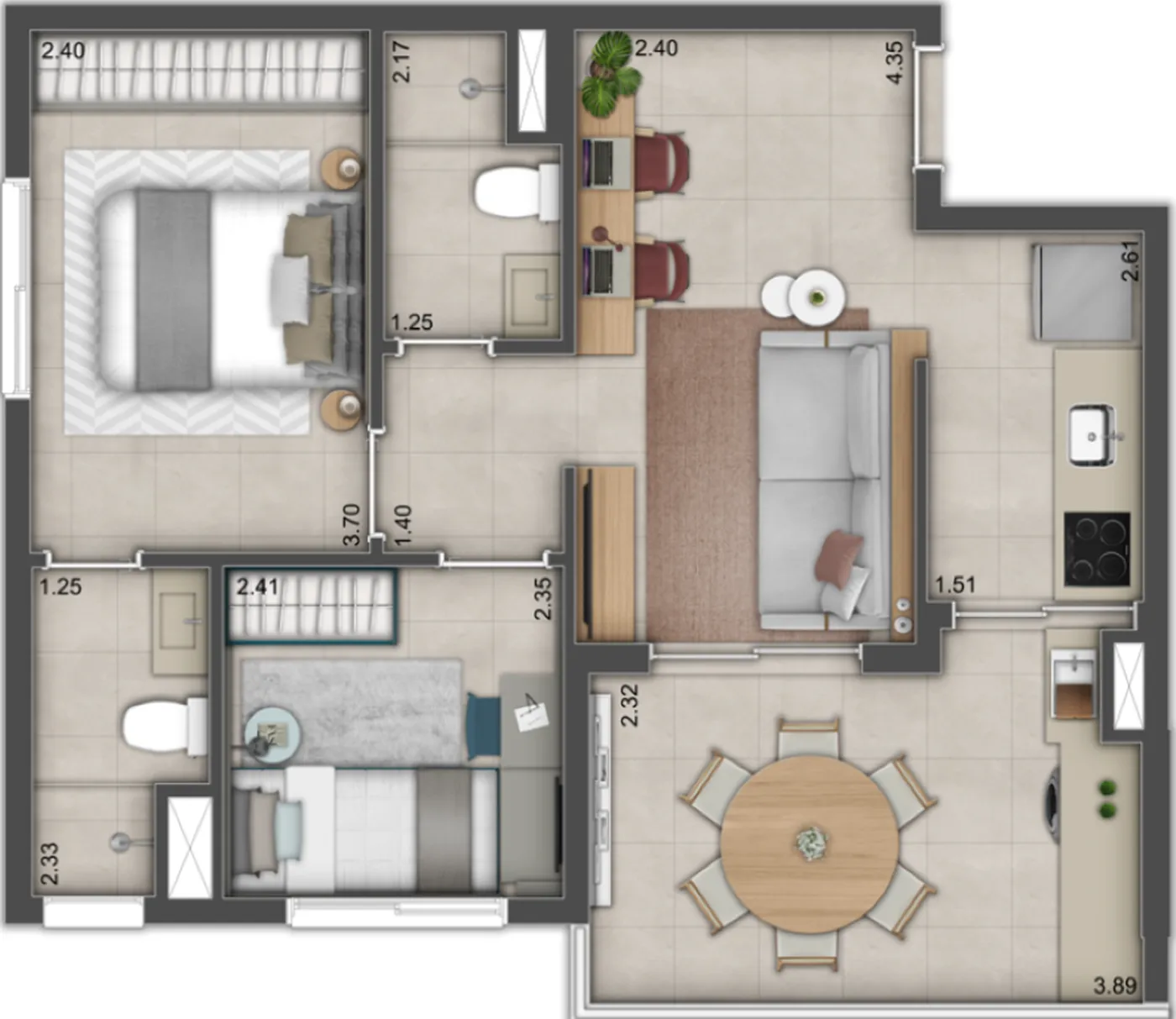 Alive Home Club Belém - Residencial