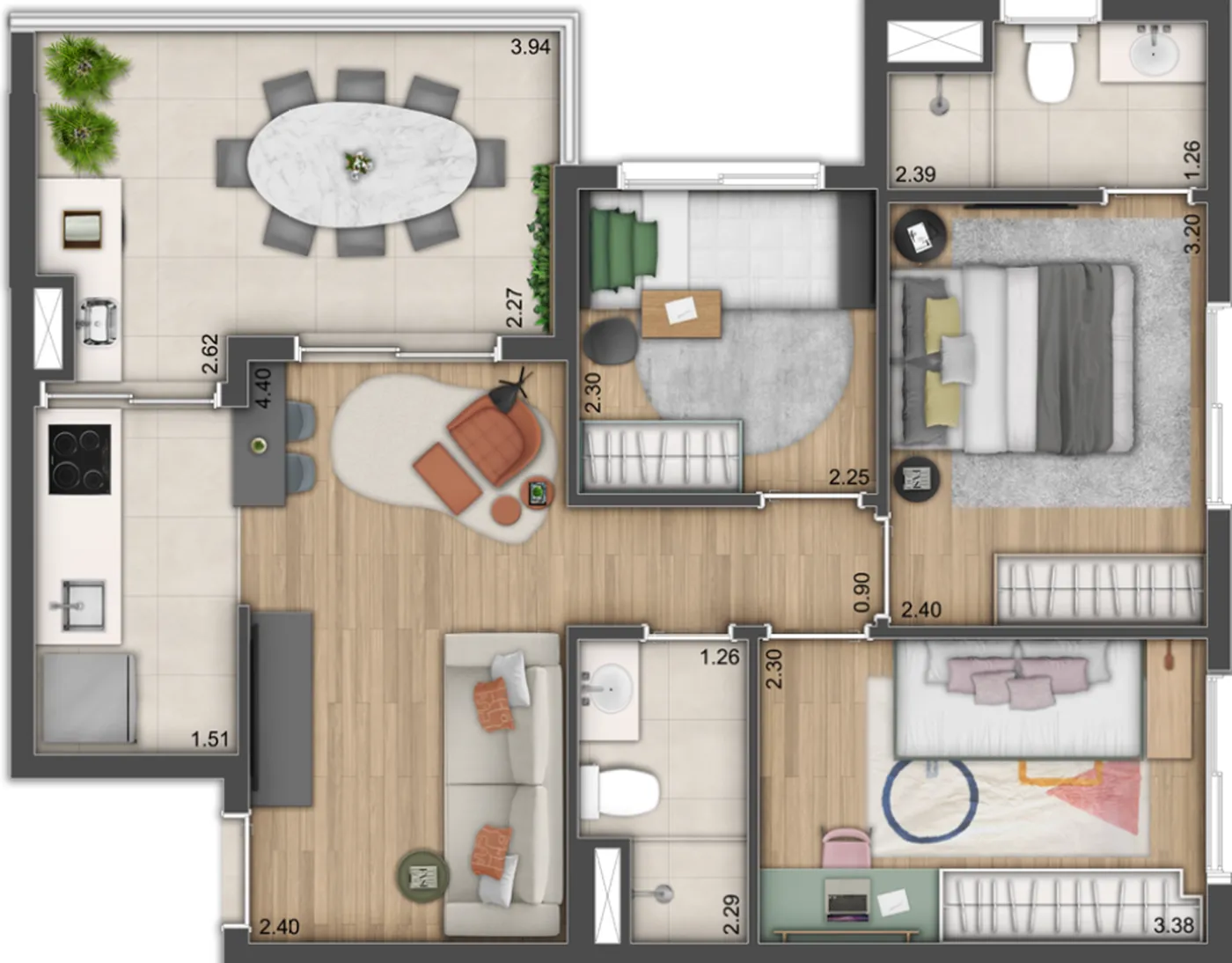 Alive Home Club Belém - Residencial