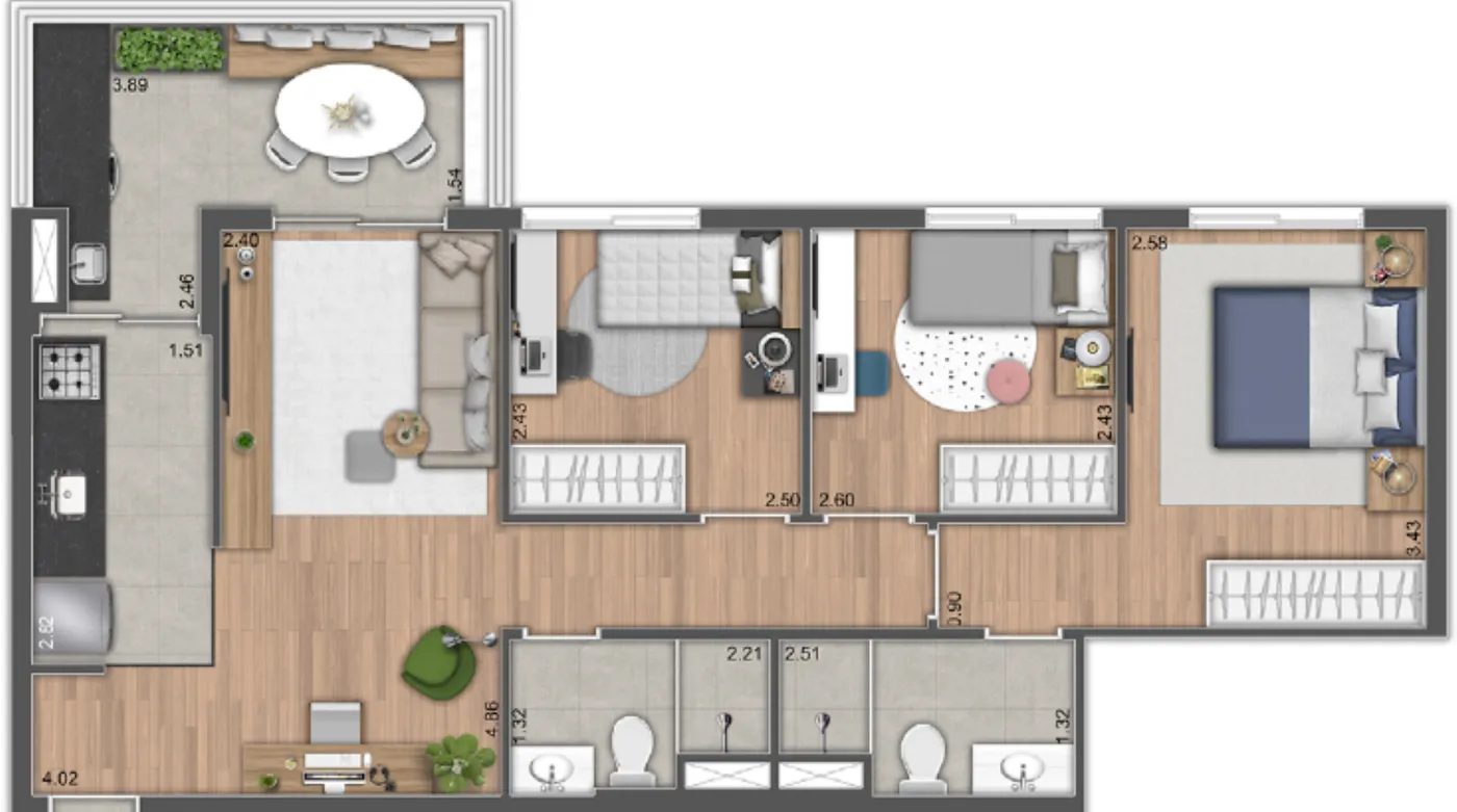 Alive Home Club Belém - Residencial