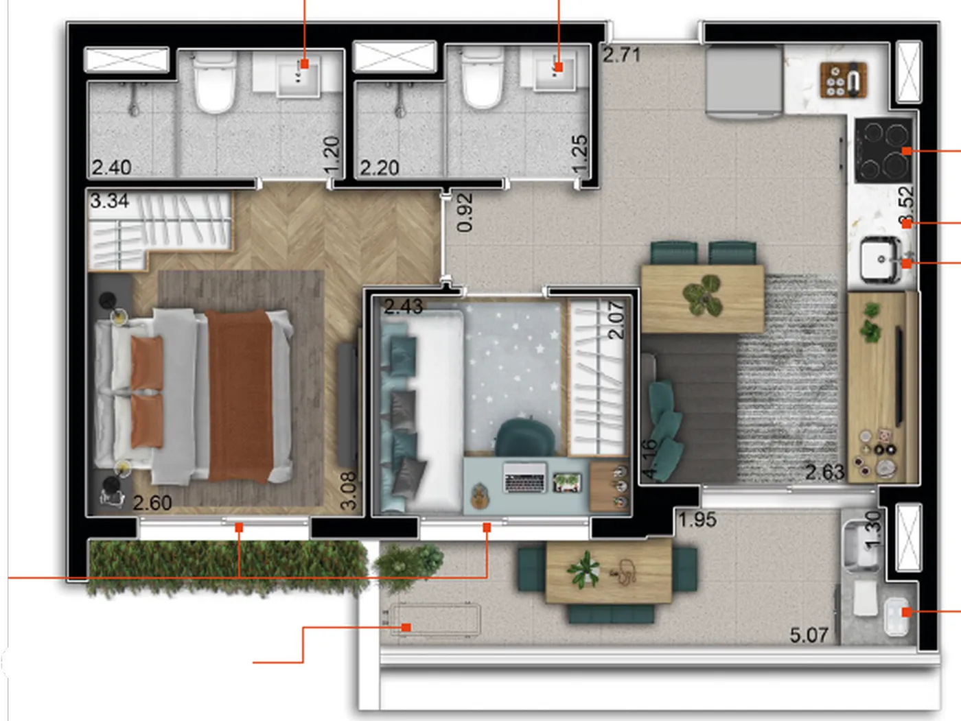 Galleria SP - Residencial