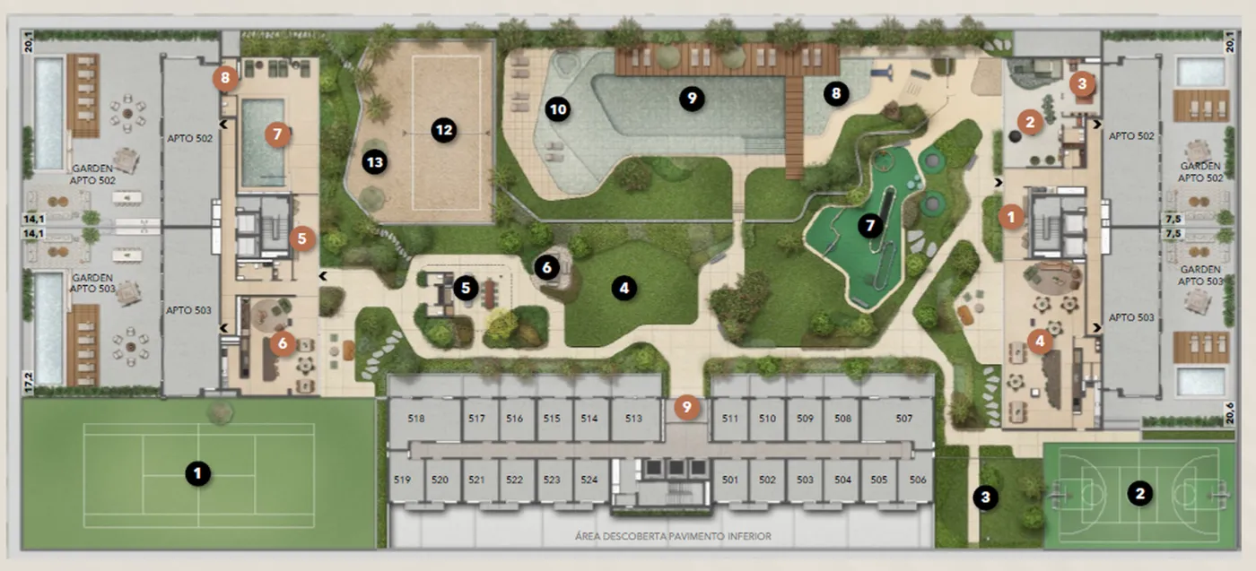 Square Garden - Fase 1
