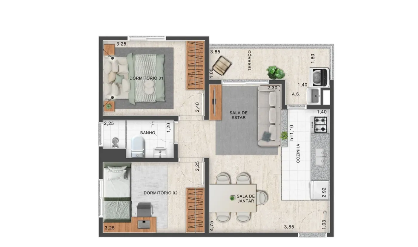 Vista Plaza Residencial - Abiatar Construtora e Incorporadora — foto 2