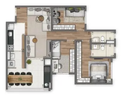 Living Wish Panamby - Living SP