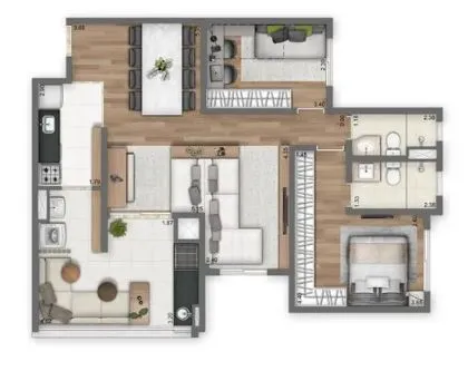 Living Wish Panamby - Living SP