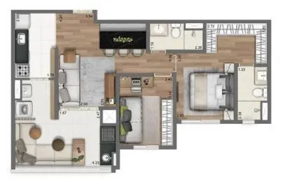 Living Wish Panamby - Living SP
