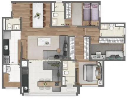 Living Wish Panamby - Living SP