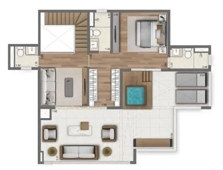 Living Wish Panamby - Living SP
