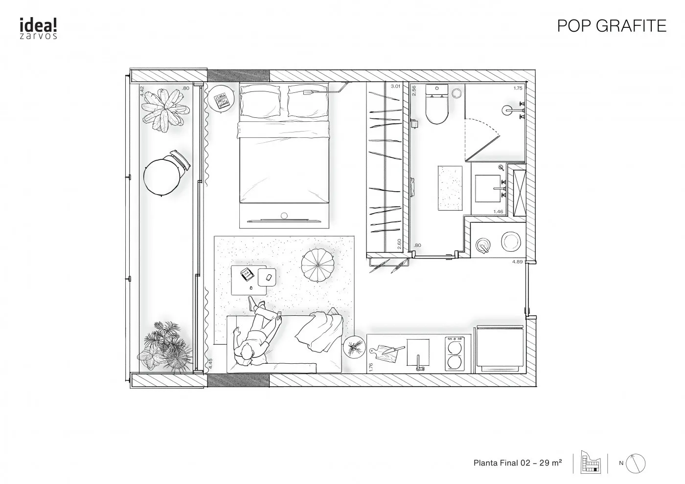Pop Grafite - Residencial