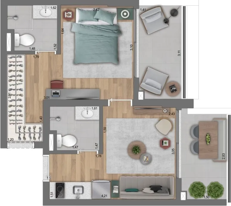 Handy Paraíso - Residencial