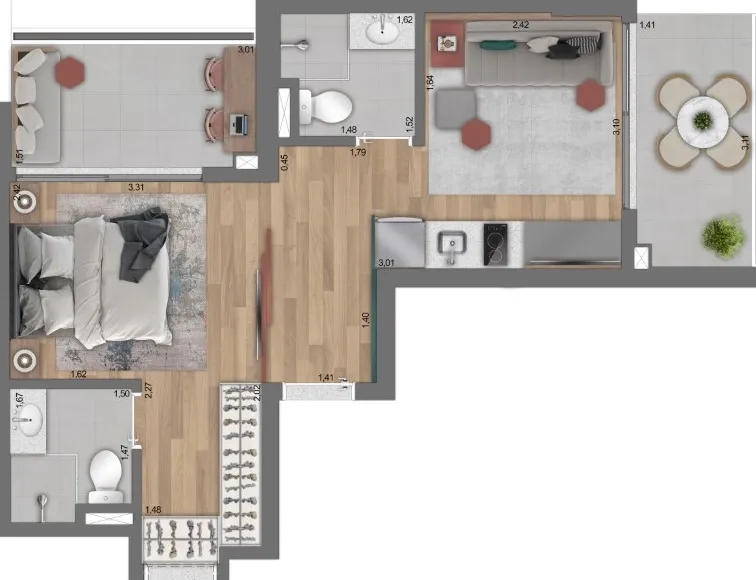 Handy Paraíso - Residencial