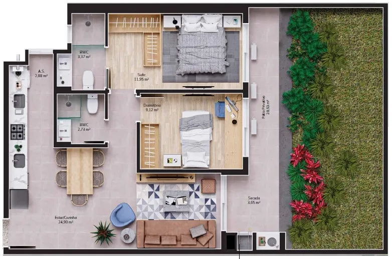 Home Cacupé - Lumis Construtora