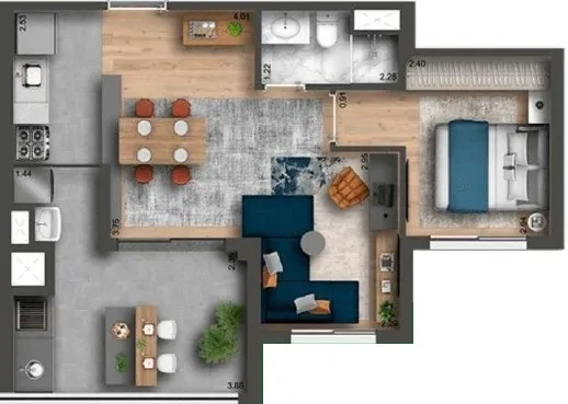 Smart Home Nova Klabin - Setin SP