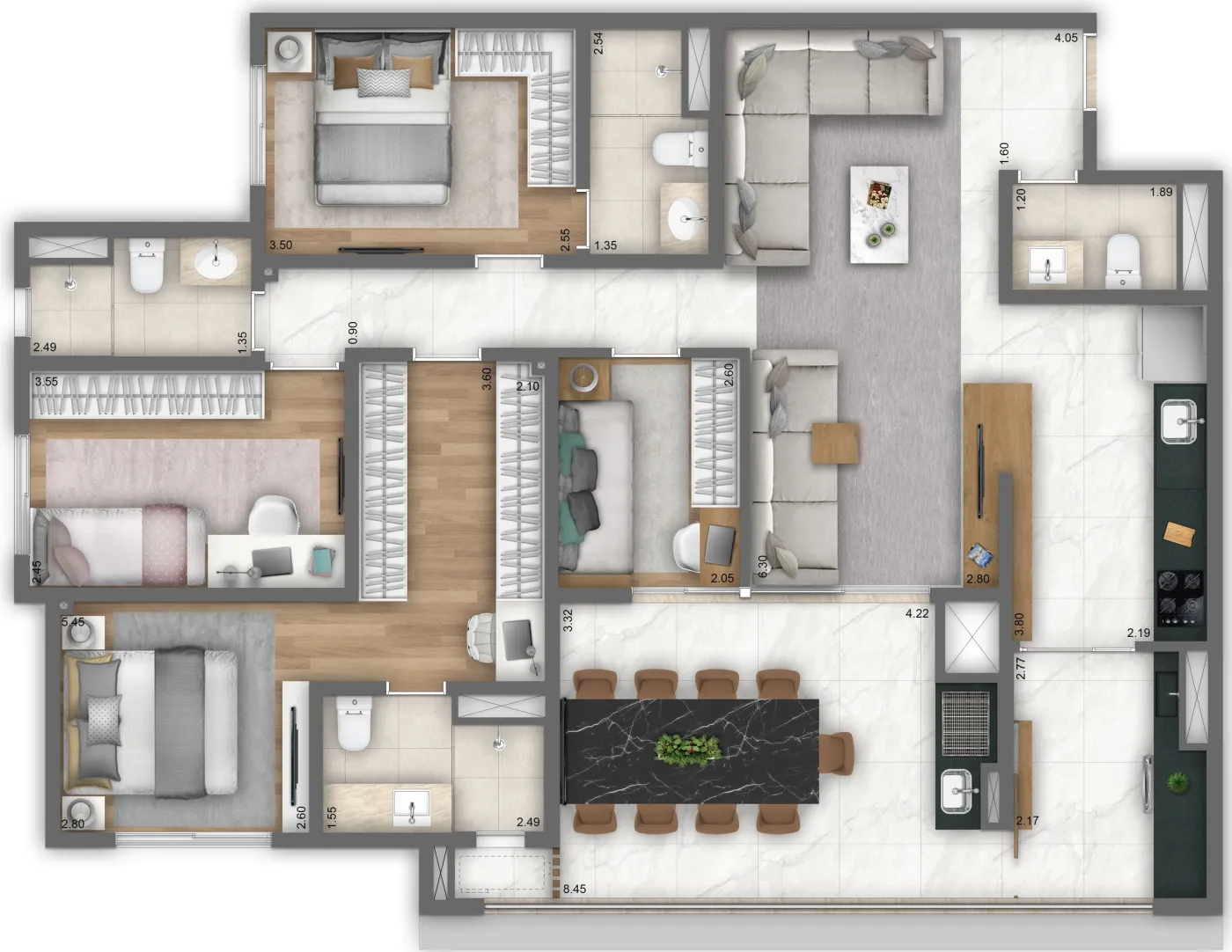 Grand Living Nova Klabin - Living SP