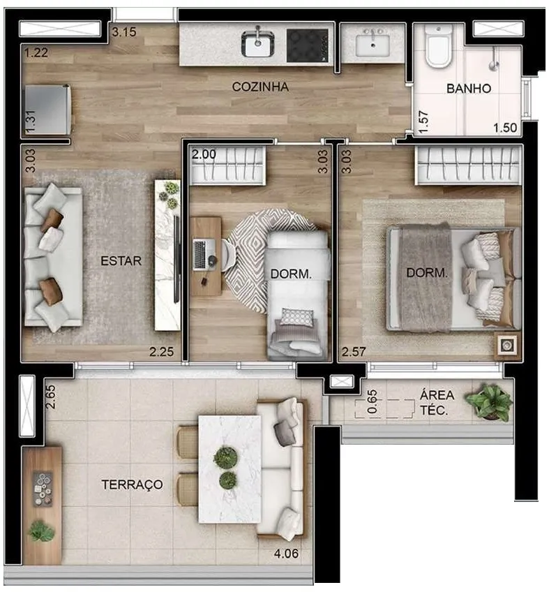 Ária Higienópolis - Residencial Ária Higienópolis - Residencial