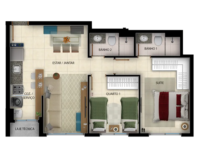 Duo Sky Garden - Partini
