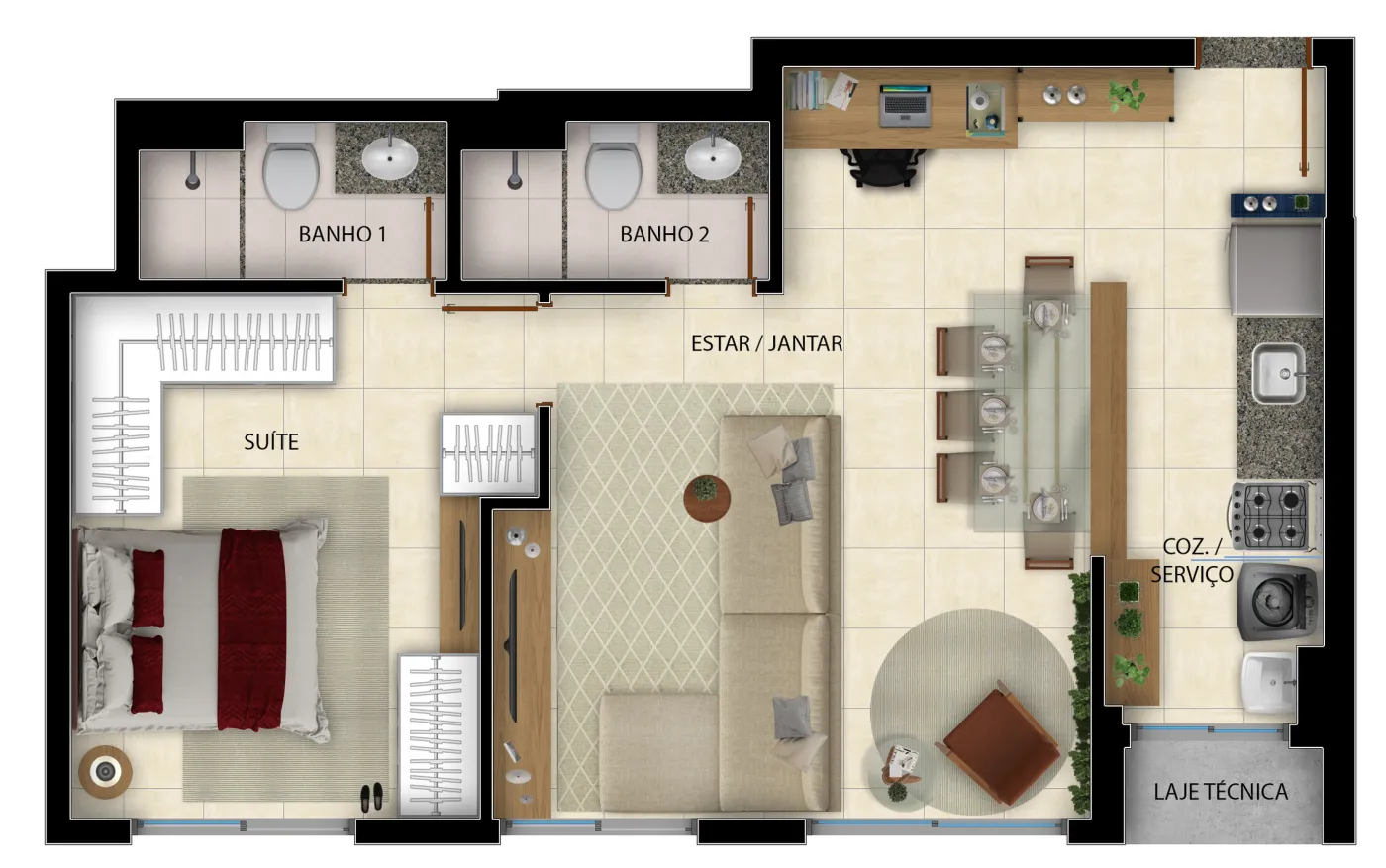 Duo Sky Garden - Partini