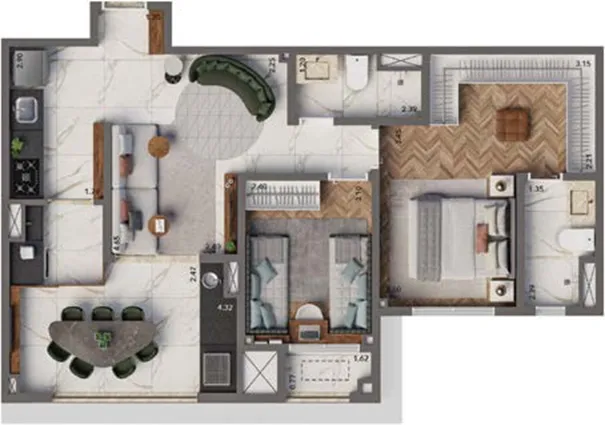 Living Hereditá - Living SP