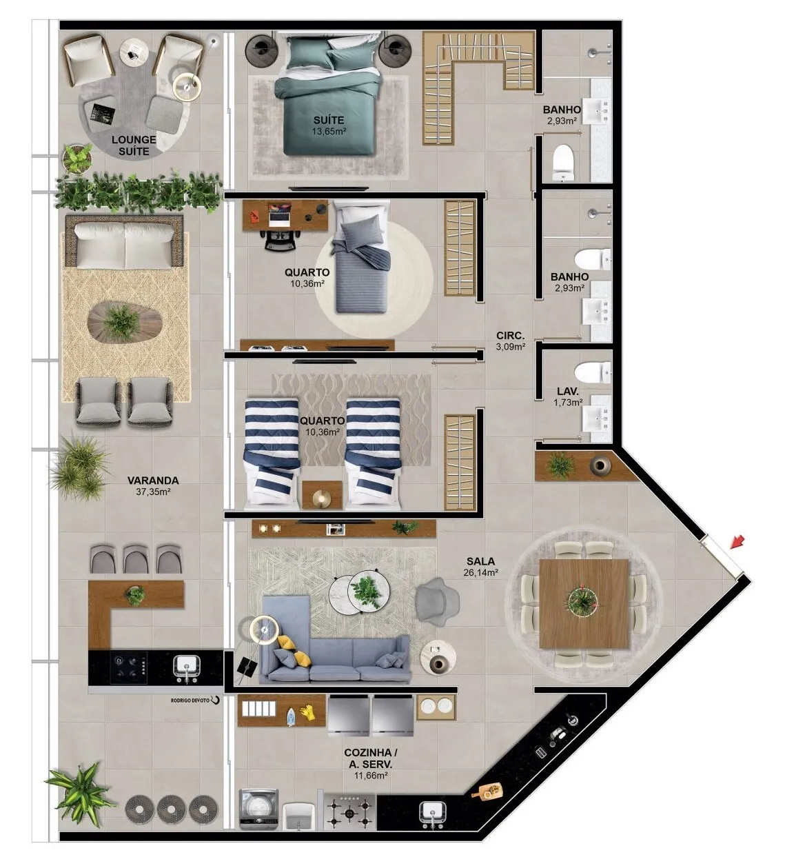 Praia Residencial Mar - Itten