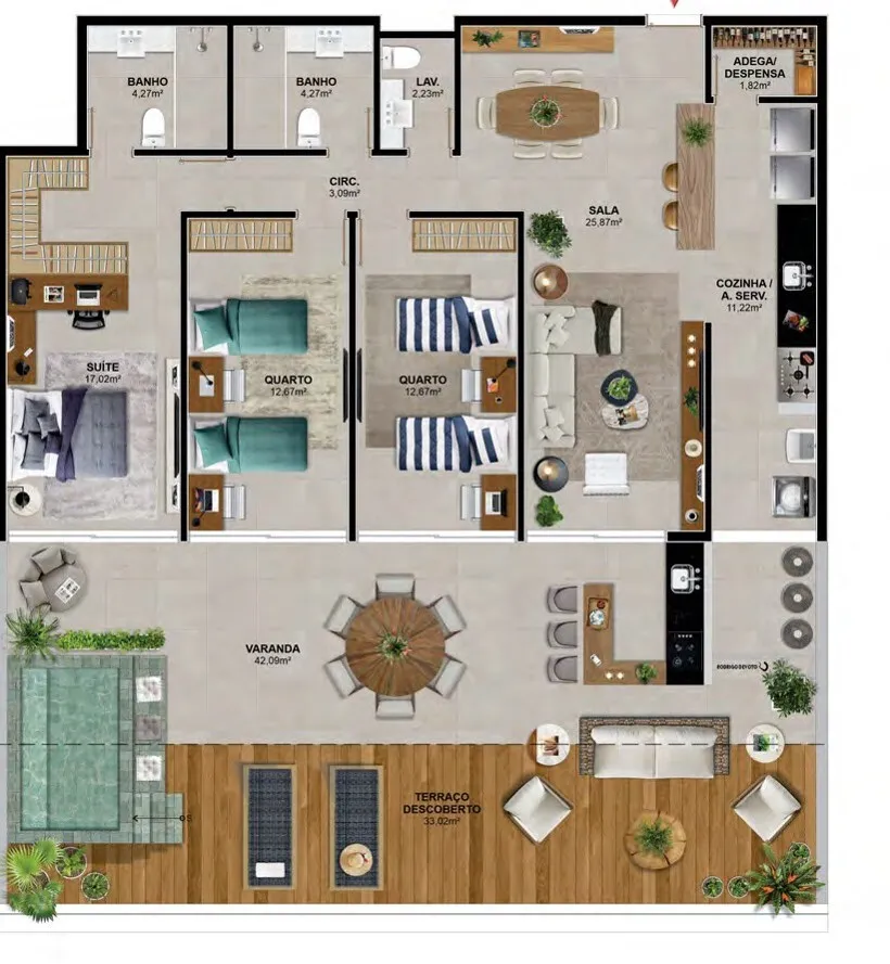 Praia Residencial Mar - Itten