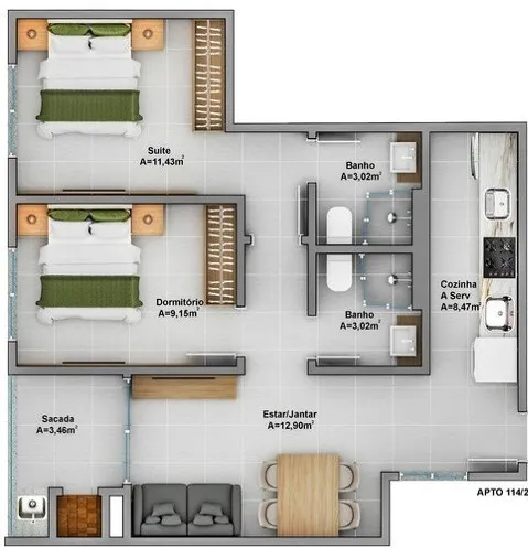 Manhattan Residence - Domum Construções