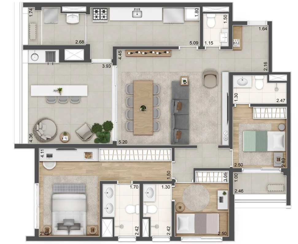 Hi View Alto da Boa Vista Residence - Fibra Experts