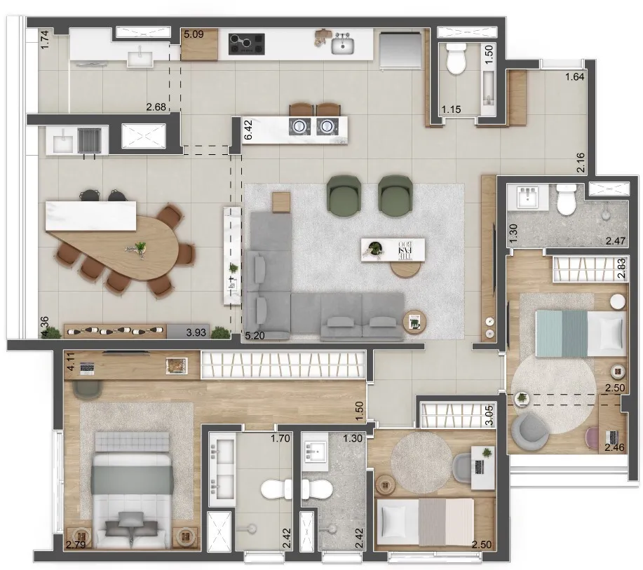 Hi View Alto da Boa Vista Residence - Fibra Experts