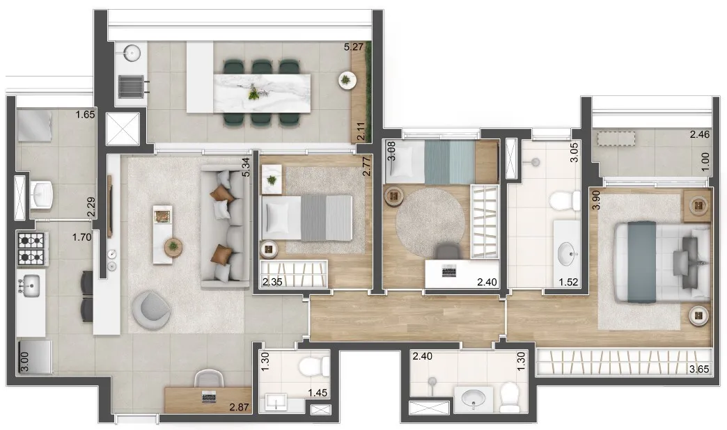 Hi View Alto da Boa Vista Residence - Fibra Experts