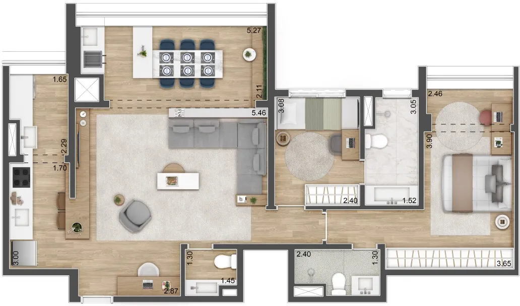 Hi View Alto da Boa Vista Residence - Fibra Experts