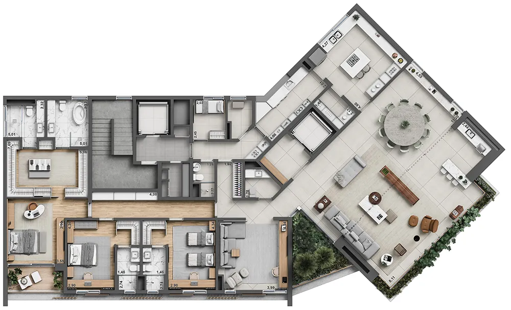 Arte Concreta Jardins - Residencial