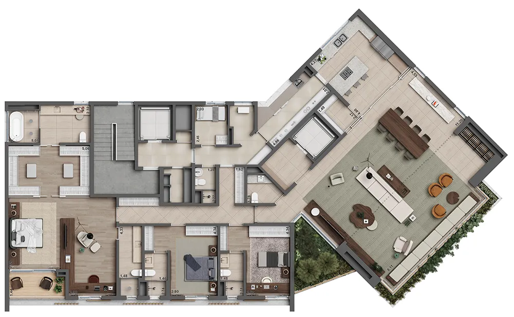 Arte Concreta Jardins - Residencial