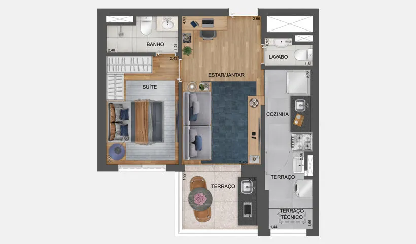 Hub Brooklin by EZ - Residencial